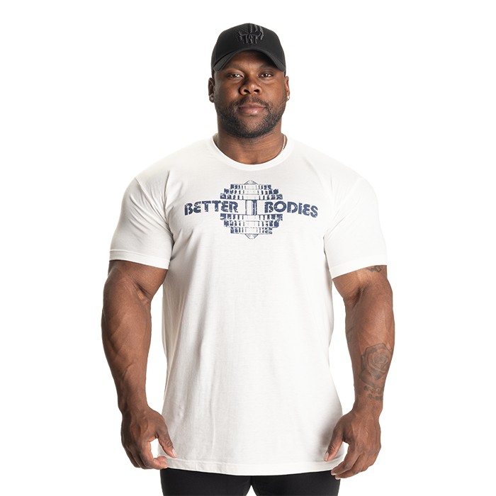 Better Bodies Recruit Tee, White - T-skjorter - JK-Shop