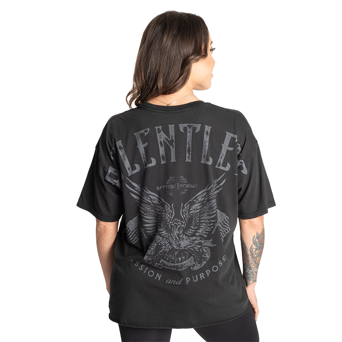 Better Bodies Relentless T-skjorte, Washed Black, S -  - JK-Shop