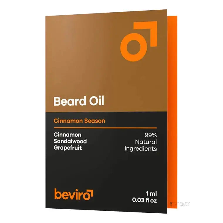 Beviro Beard Oil, Cinnamon Season- TESTER-Beviro-Skjeggolje-JKSHOP