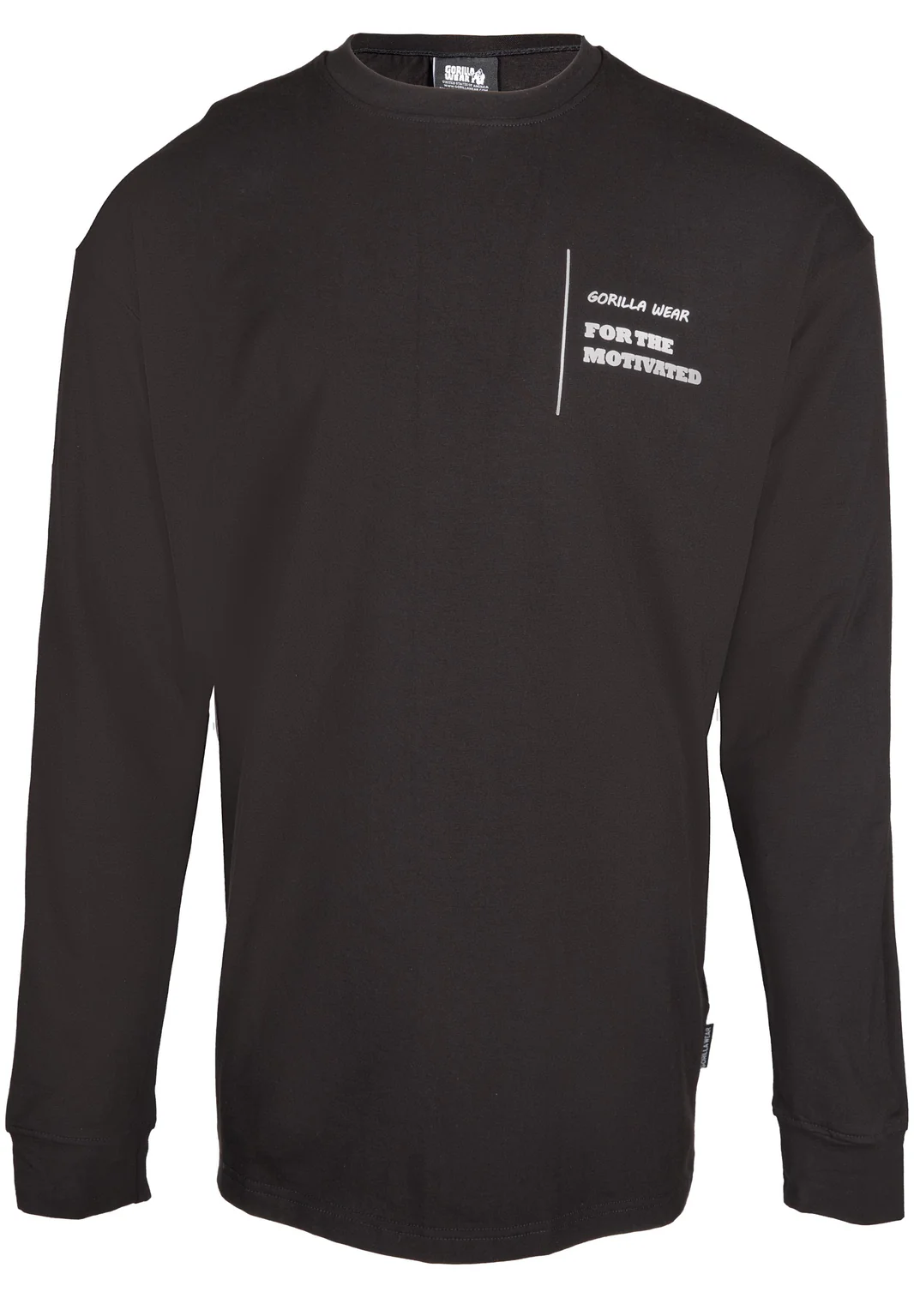 Gorilla Wear Boise Oversized Long Sleeve, Black