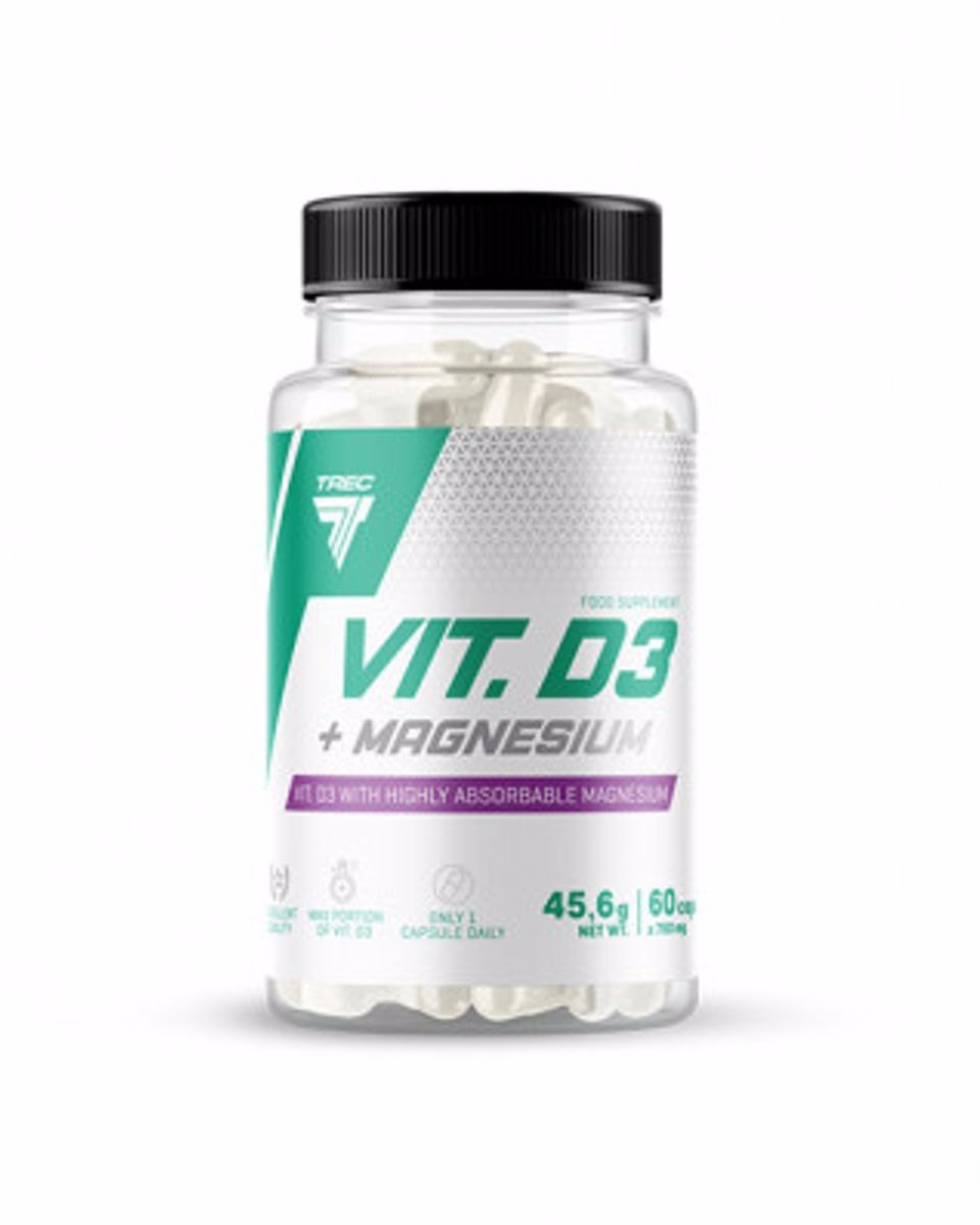 Trec Vit. D3+Magnesium, 60 caps