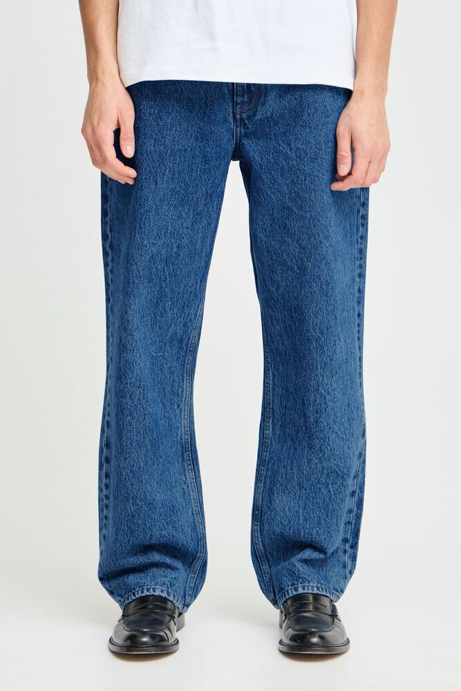 Solid, TOMMY Wide Jeans, Straight Fit