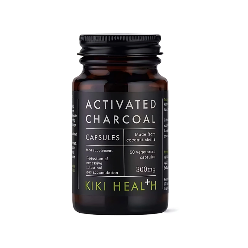 KIKI Health Activated Charcoal 300 mg 50 kapsler
