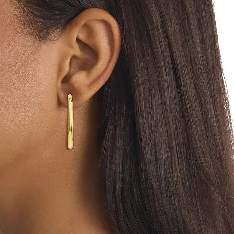 CALVIN KLEIN EARRINGS SCULPTURAL -  - JK-Shop