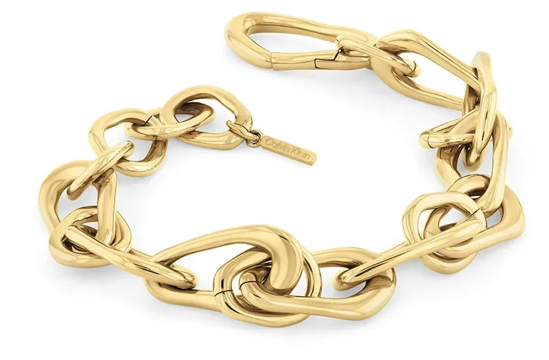CALVIN KLEIN GP BRACELET - Gull - Armbånd - JK-Shop