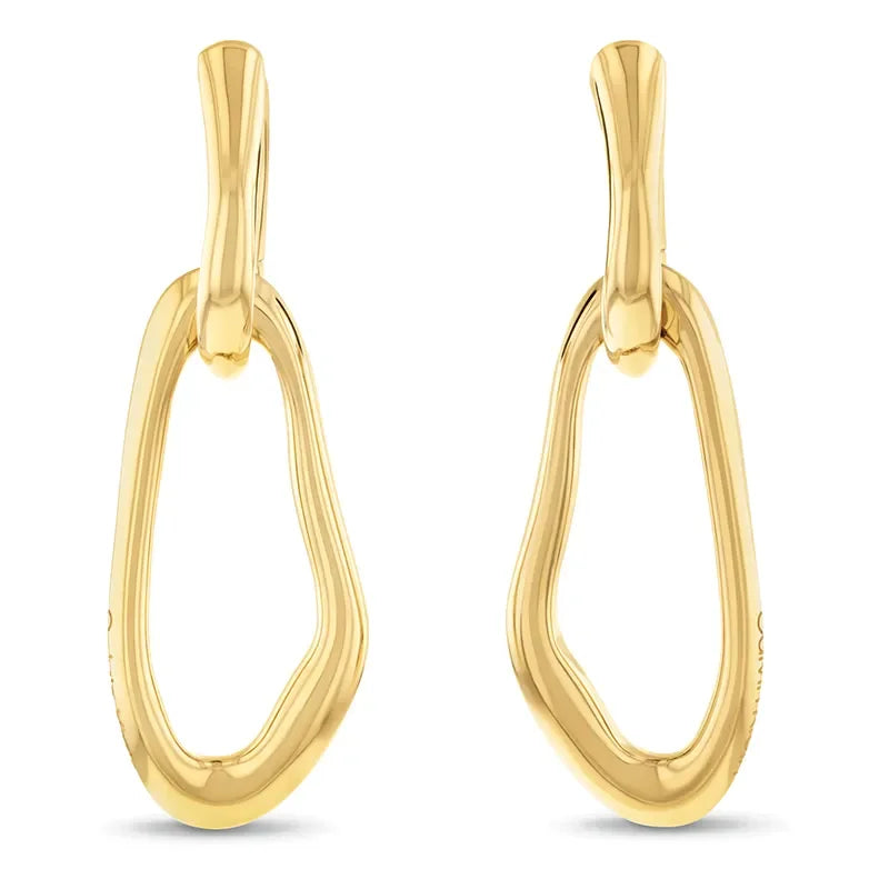 CALVIN KLEIN GP EARRINGS - Gull - Øredobber - JK-Shop