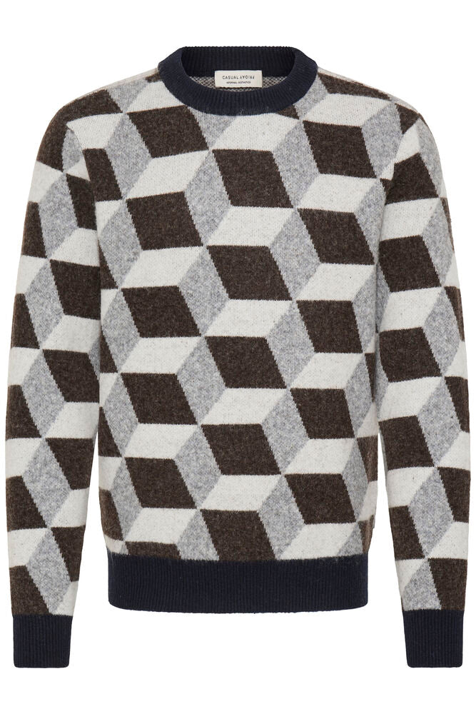 CASUAL FRIDAY, ABRAHAM KNIT - Strikk - JK-Shop