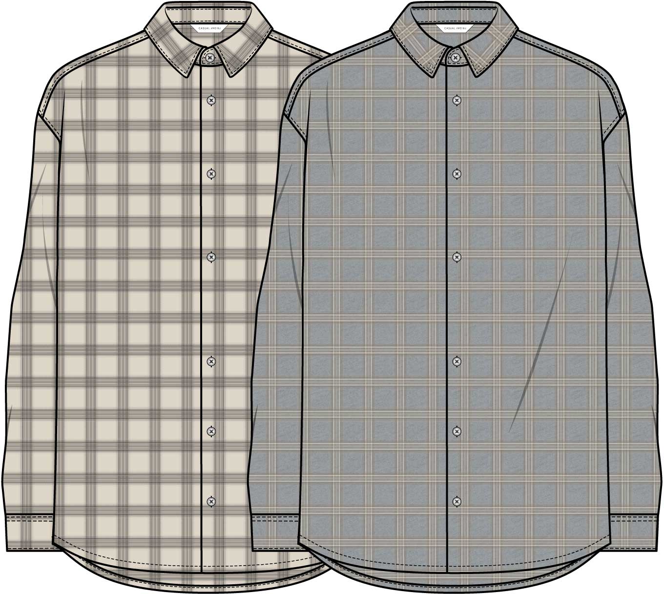 CASUAL FRIDAY, ALVAR CHECKED SHIRT - Skjorter Herre - JK-Shop