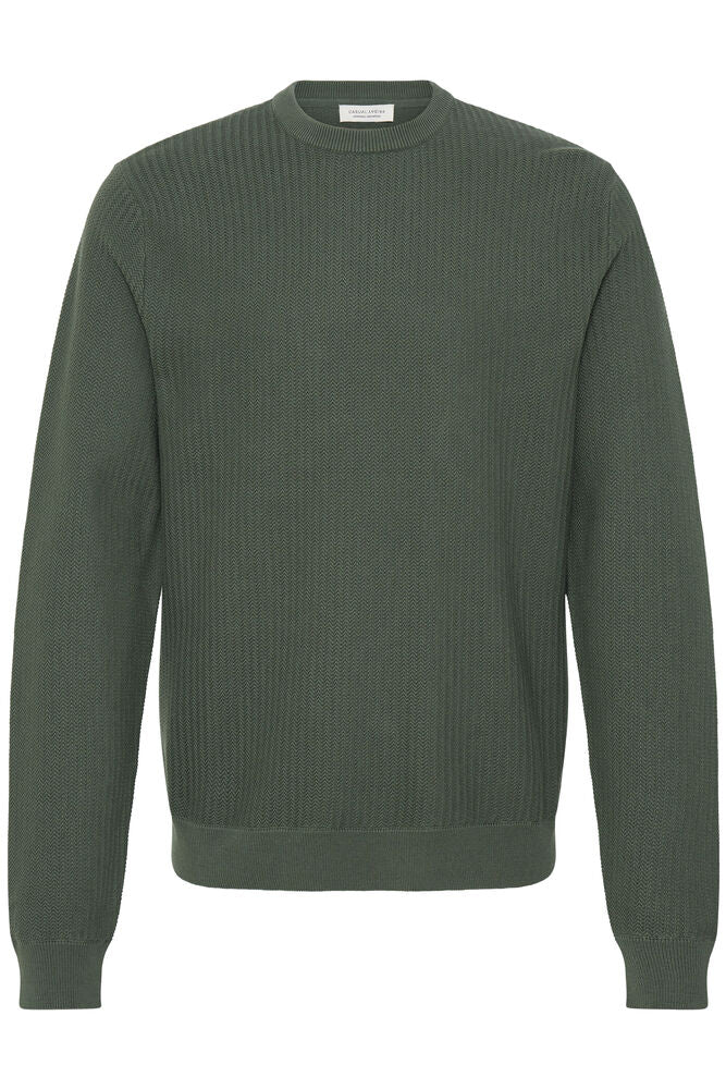 CASUAL FRIDAY, ARNT 0342 CREW KNIT - Strikk - JK-Shop