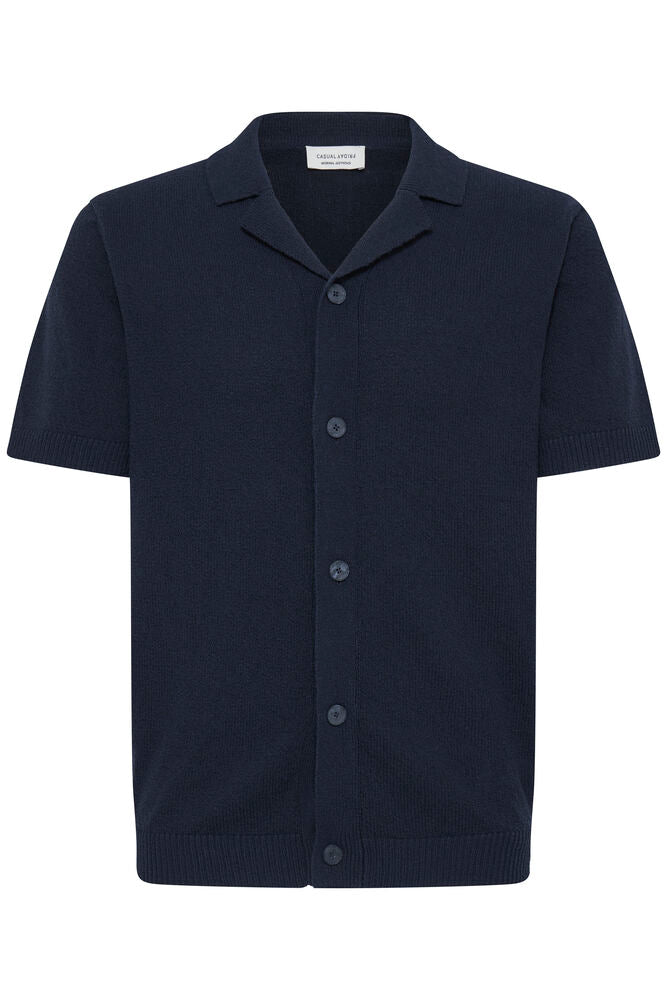 CASUAL FRIDAY, LINDHOLM SS RESORT KNIT - T-skjorter & polo - JK-Shop