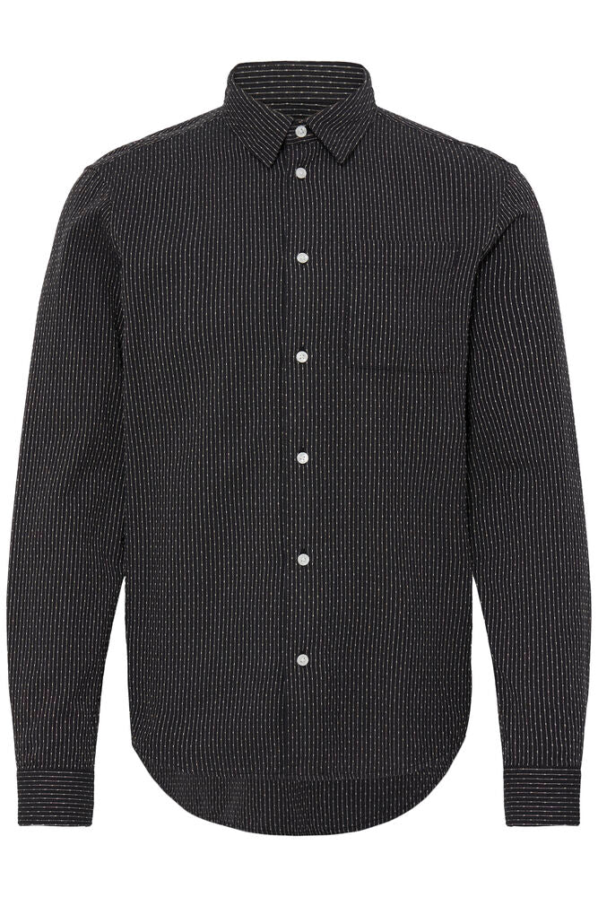 CASUAL FRIDAY, SANTOS DOBBY STRIPED SHIRT - Skjorter Herre - JK-Shop