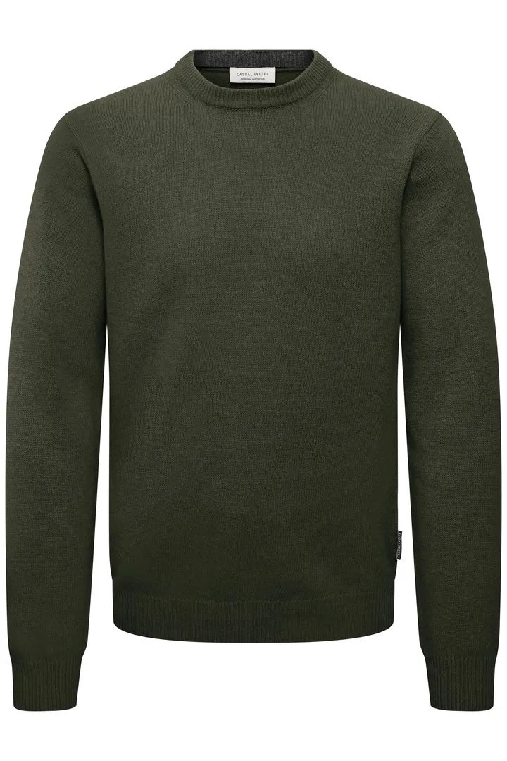 Casual Friday Karl Lambswool Knit, Elegance Melange, front