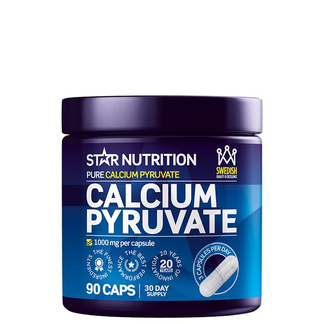 Calcium Pyruvate 90 kapsler - Fettforbrennere uten koffein - JK-Shop