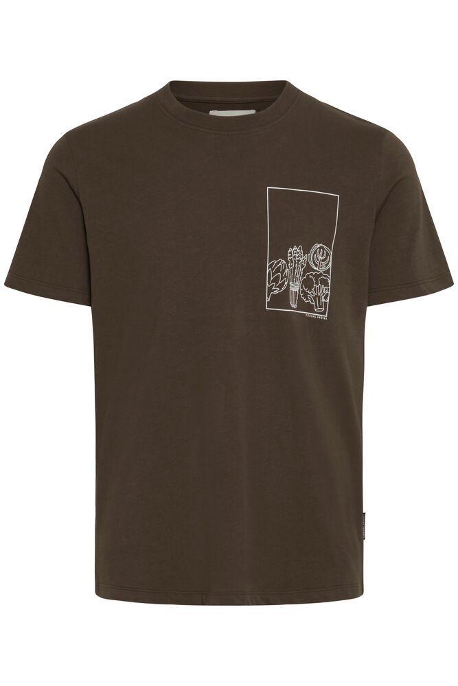 Casual Friday ANSGAR tee with chect print - T-skjorter & polo - JK-Shop