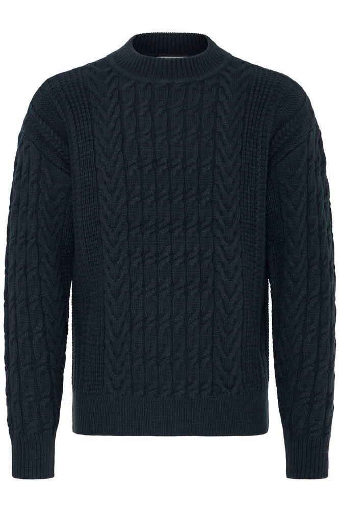 Casual Friday MILLOW cable crew neck knit - Genser - JK-Shop