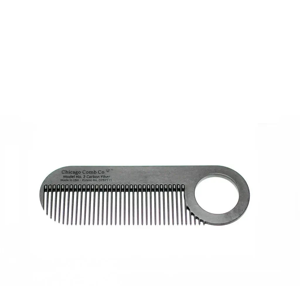 Chicago Comb, Model No. 2- Carbon Fiber-Hårkam-JKSHOP