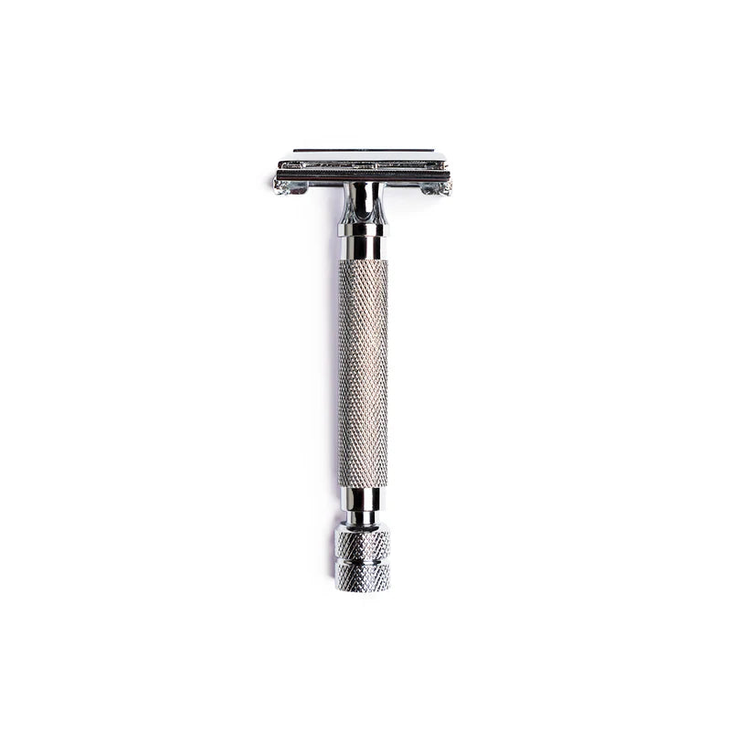 Chrome Finish Butterfly Razor - Barberhøvel - JK-Shop