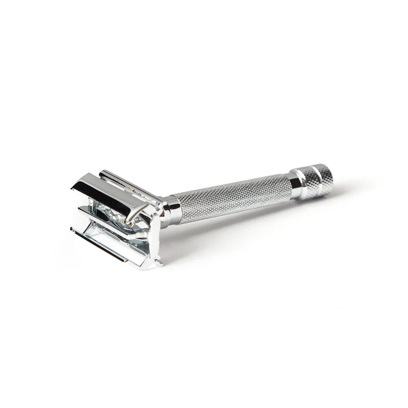 Chrome Finish Butterfly Razor - Barberhøvel - JK-Shop