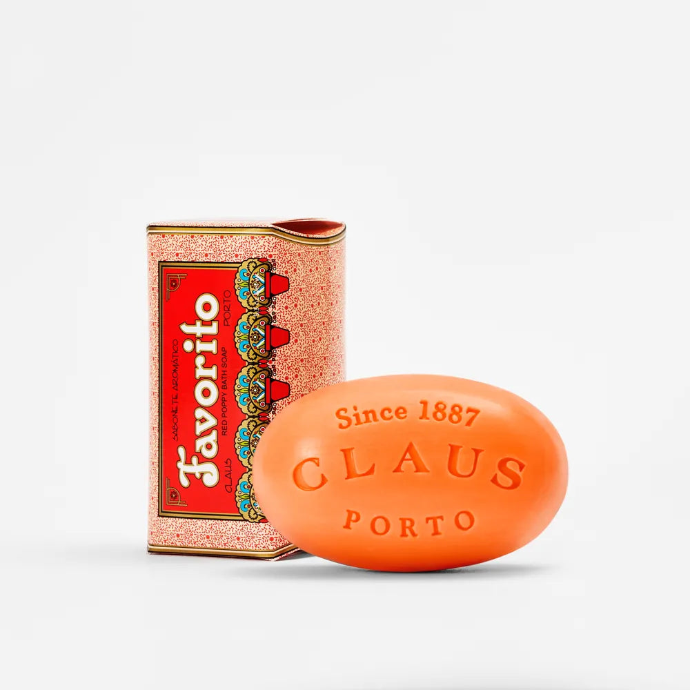 Claus Porto Favorito - Red Poppy Soap - Kroppssåpe - JK-Shop