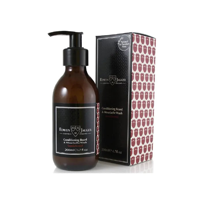 Conditioning Beard & Moustache Wash, Sandalwood, 200ml - Skjeggbalsam - JK-Shop