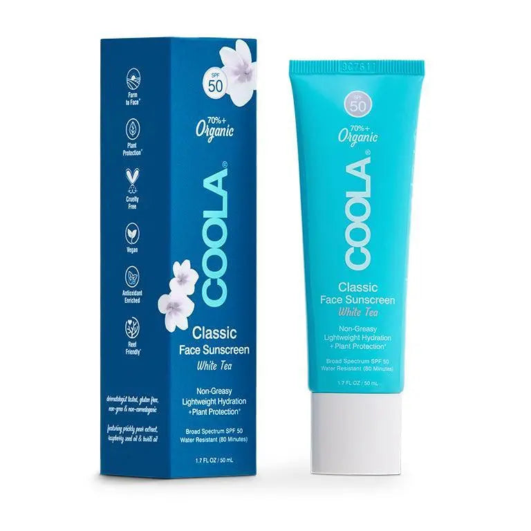 Coola, Classic Face SPF 50 - White Tea-Solkrem-JKSHOP