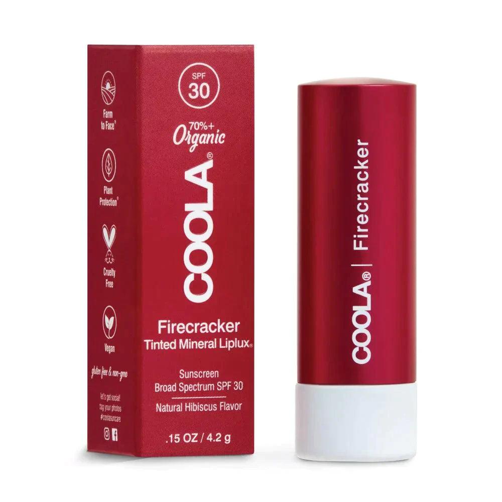 Coola Mineral Liplux SPF 30 - Firecracker-Coola-J&K Shop