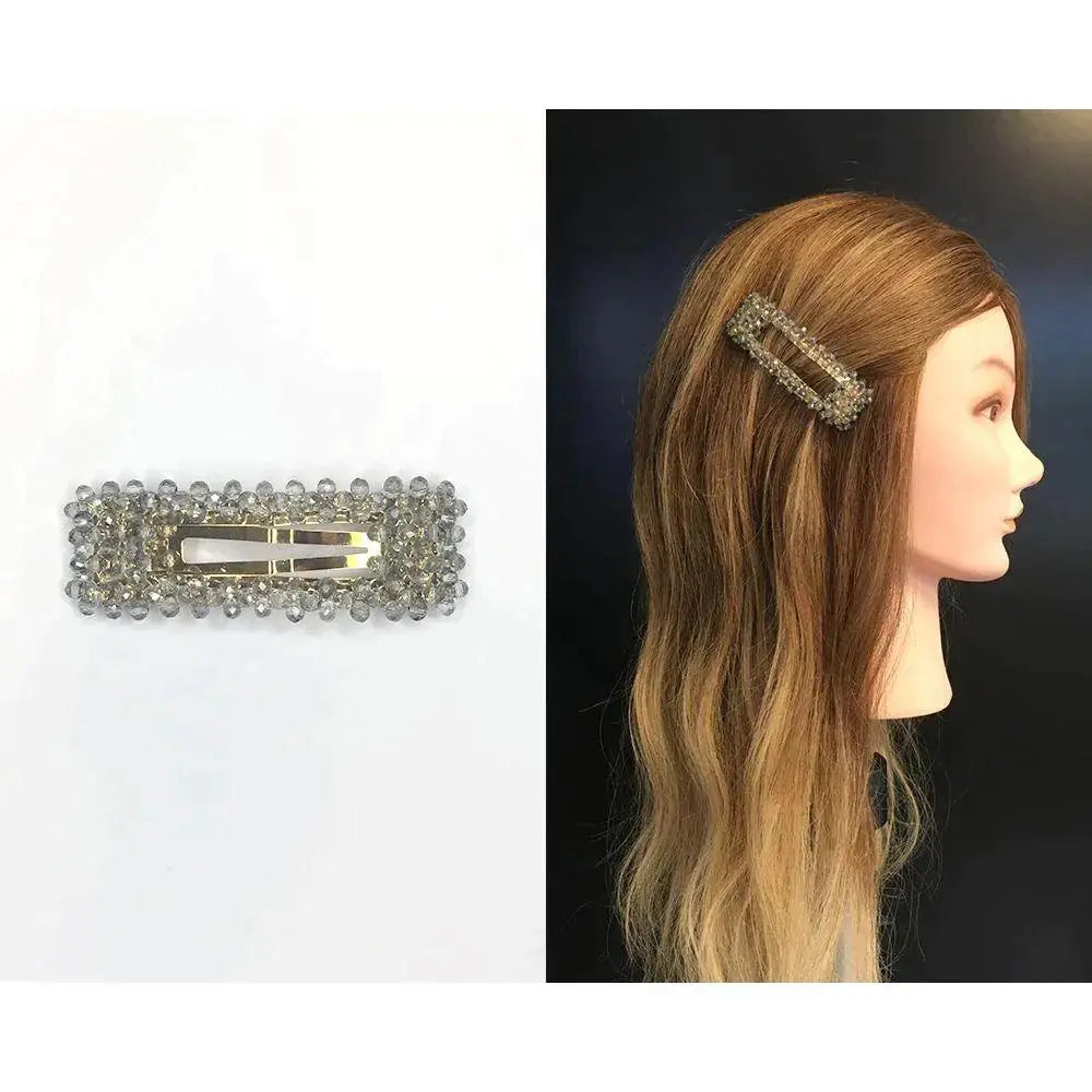 Crystal Clip Grey-Hårspenne-Onfleek-JKSHOP