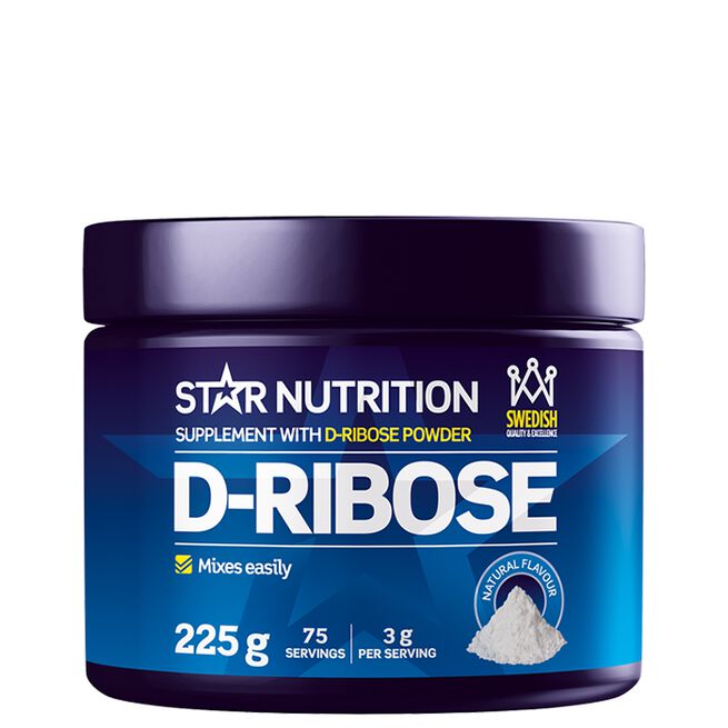 D-Ribose fettforbrenner 225 g - Singel Ingrediens - JK-Shop