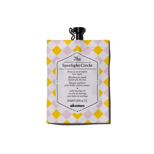 Davines The Spotlight Circle 50 ml, glansgivende hårmaske