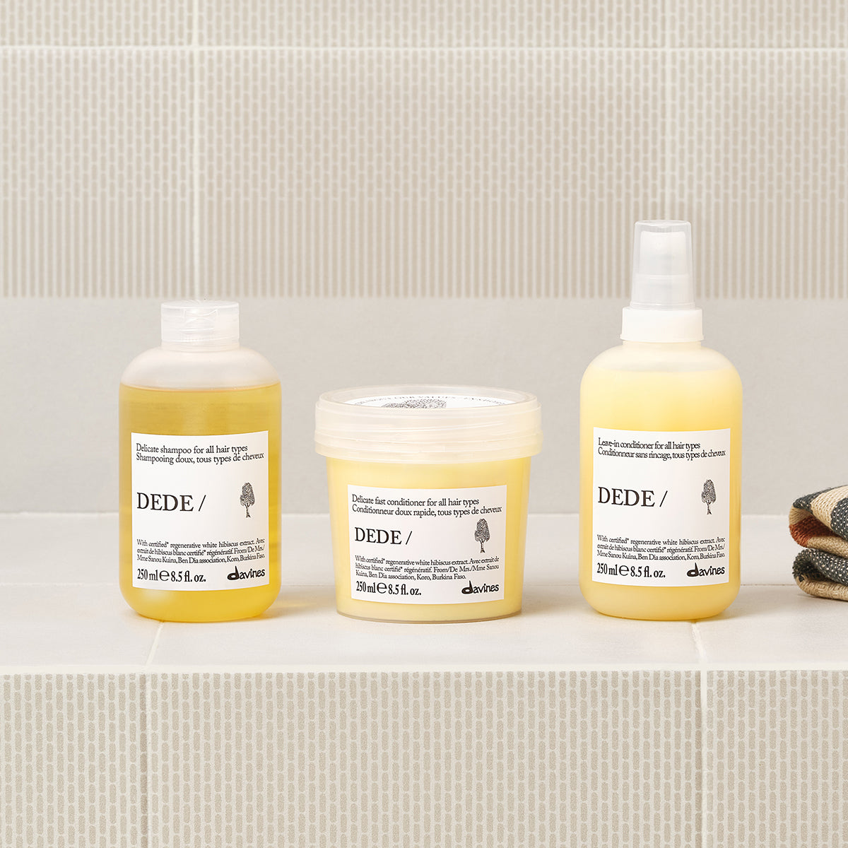 Davines Dede Shampoo 250 ml fra Essential Haircare, stemningsbilde