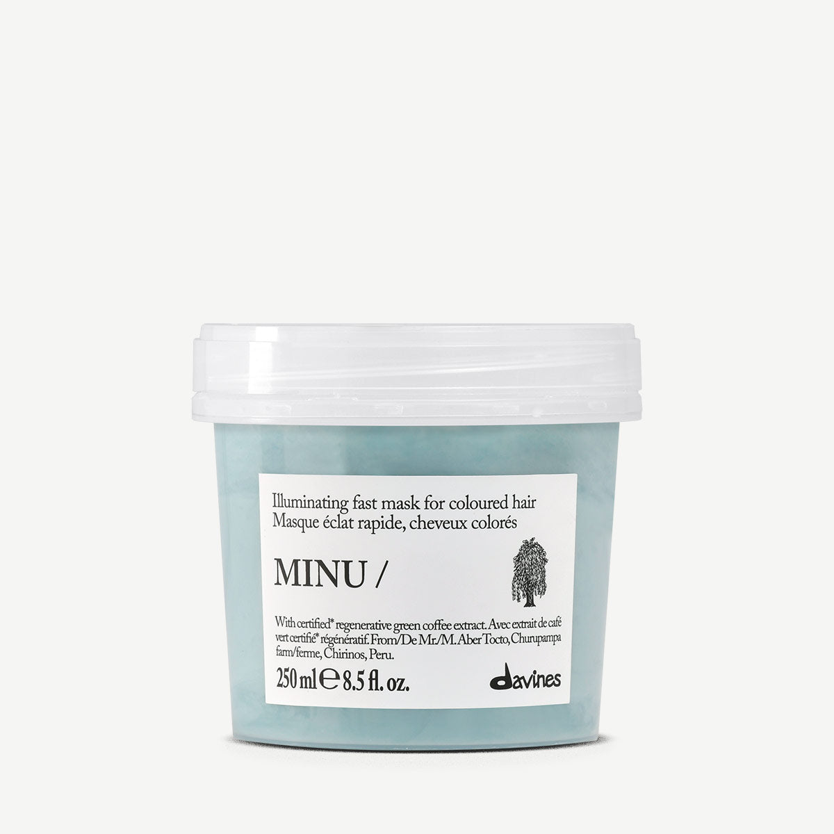 Davines Essential Haircare Minu Mask 250 ml, hårkur for farget hår i ny emballasje