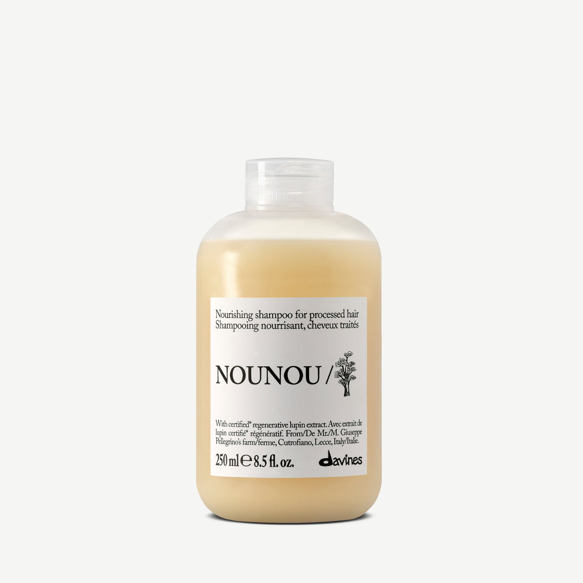 Davines Essential Haircare Nounou Shampoo 250 ml, nærende sjampo i ny emballasje