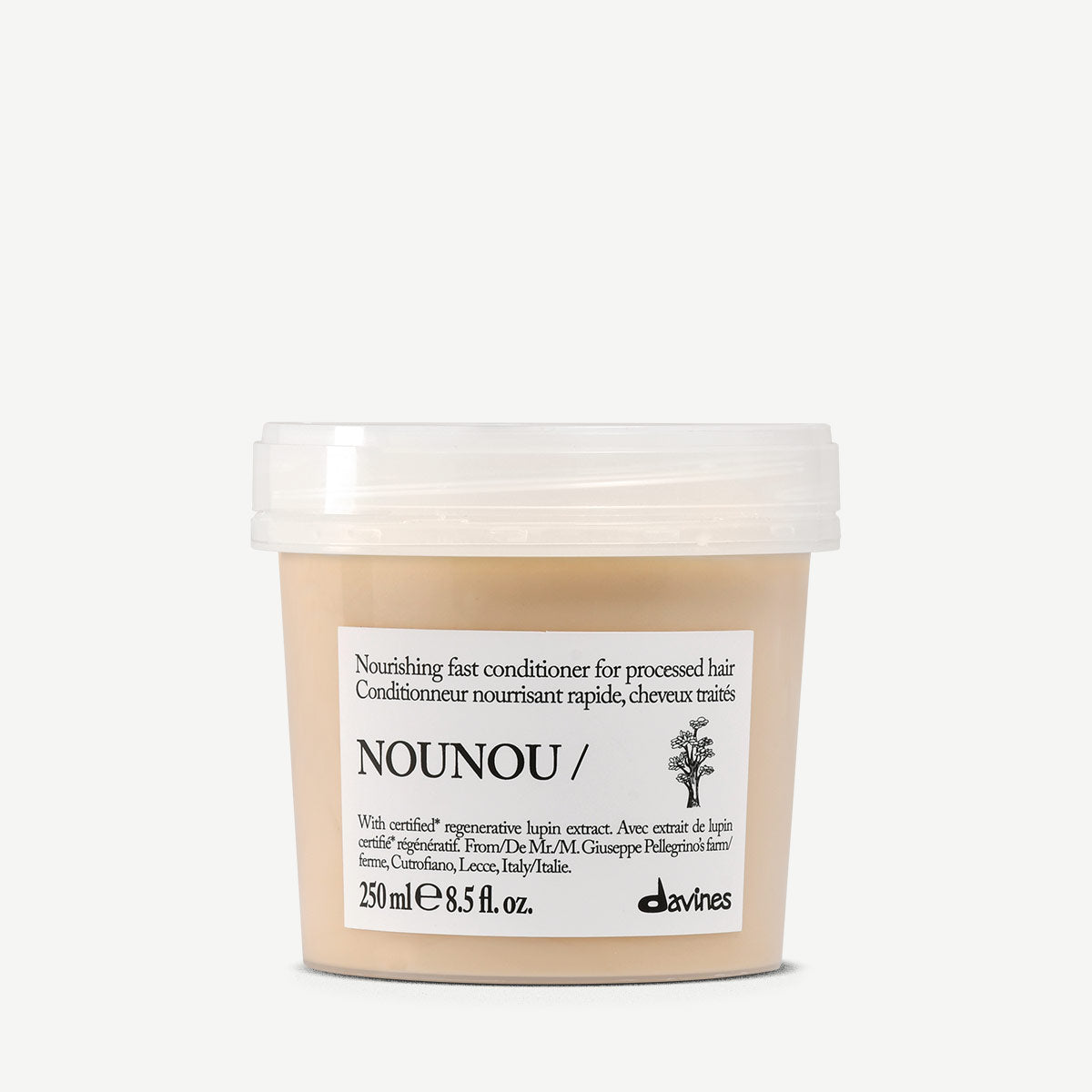 Davines Essential Haircare Nounou Conditioner 250 ml, nærende balsam i ny emballasje