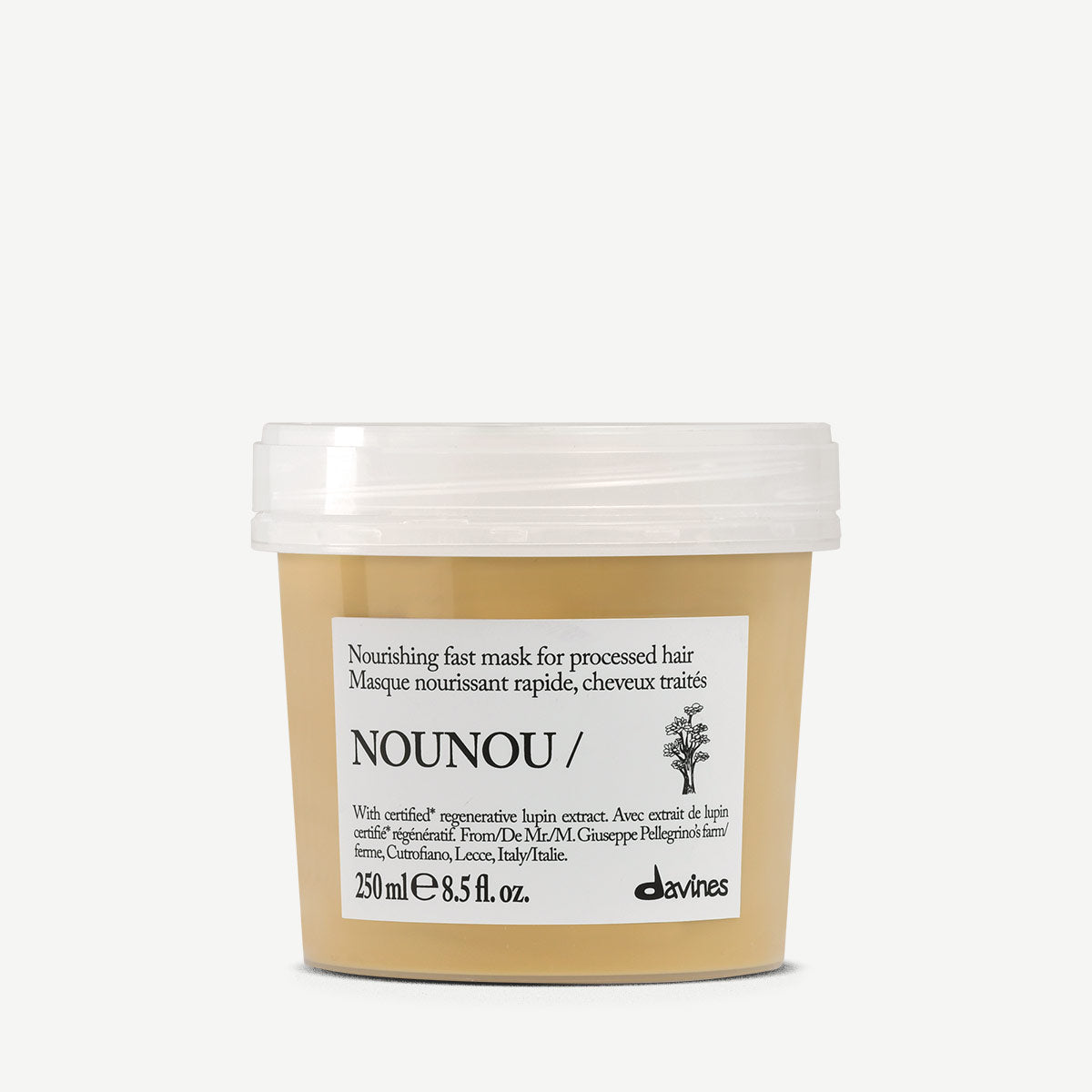 Davines Essential Haircare Nounou Mask 250 ml, nærende hårkur i ny emballasje