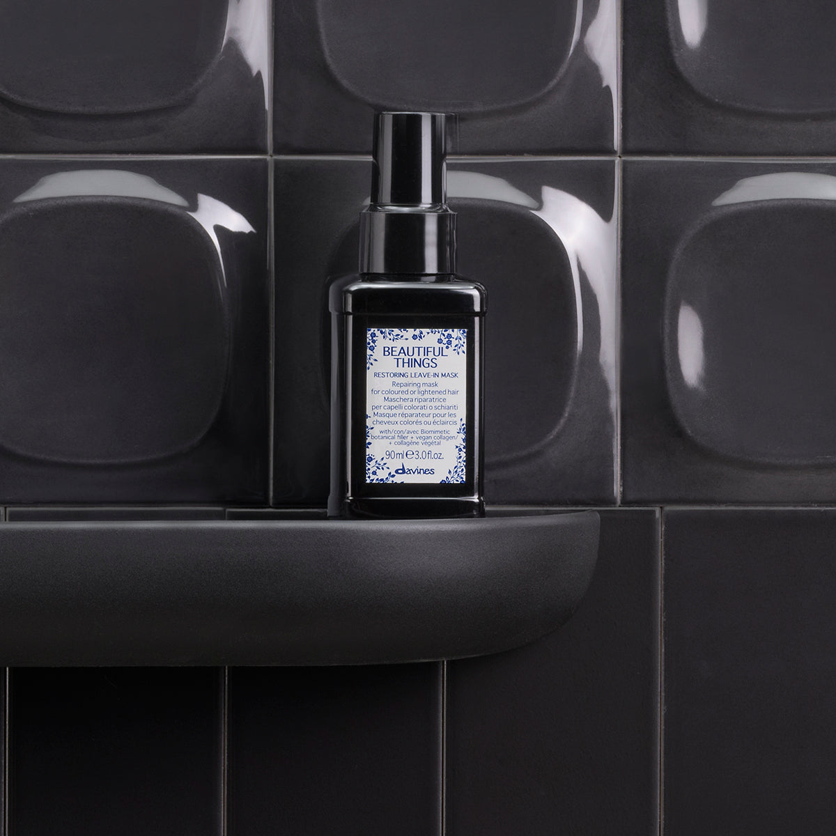 Davines Beautiful Things Restoring Leave-in Mask 90 ml, reparerende leave-in hårkur for farget og lyst hår, bilde 5