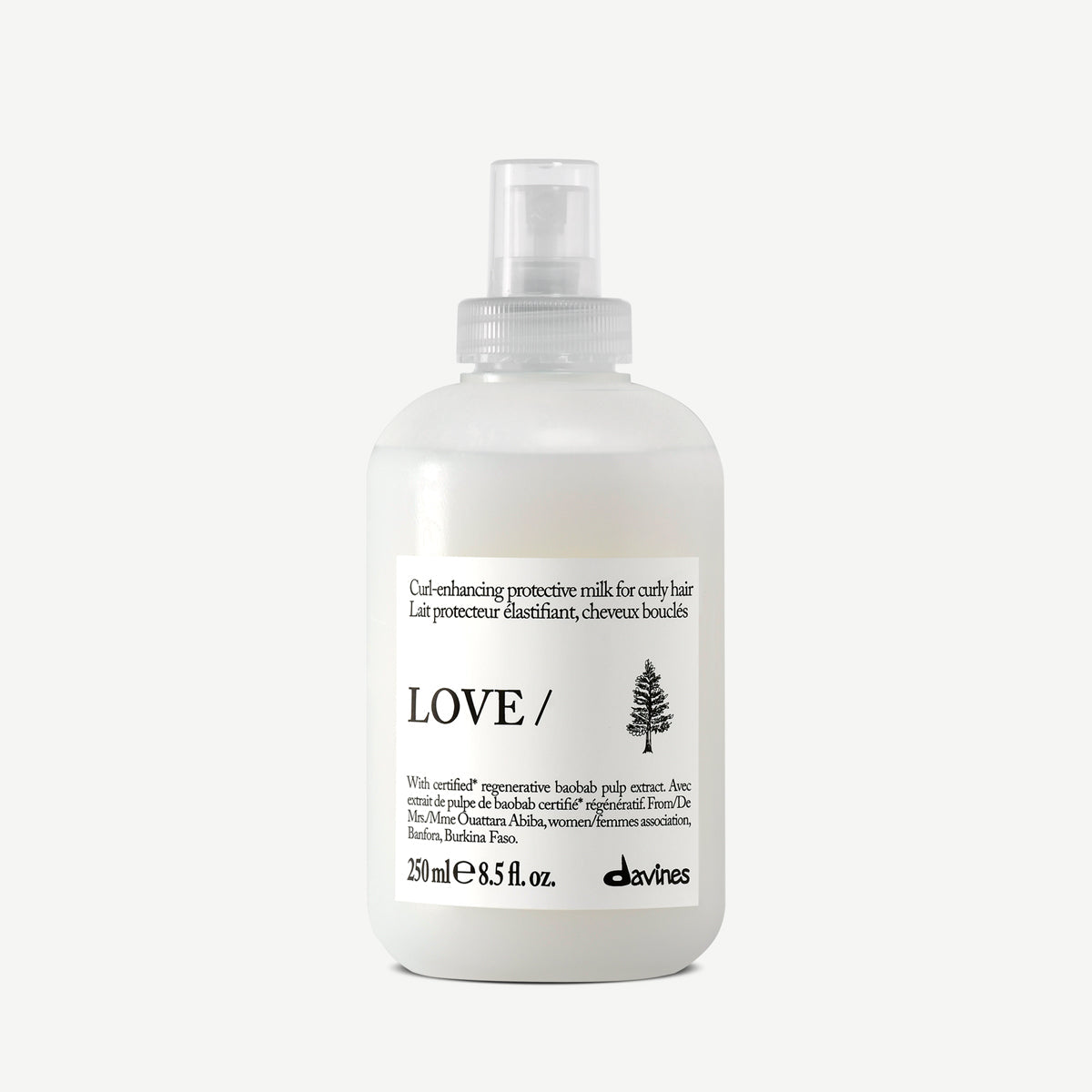 Davines Essential Haircare Love Curl Enhancing Milk 250 ml, leave-in krøllmelk