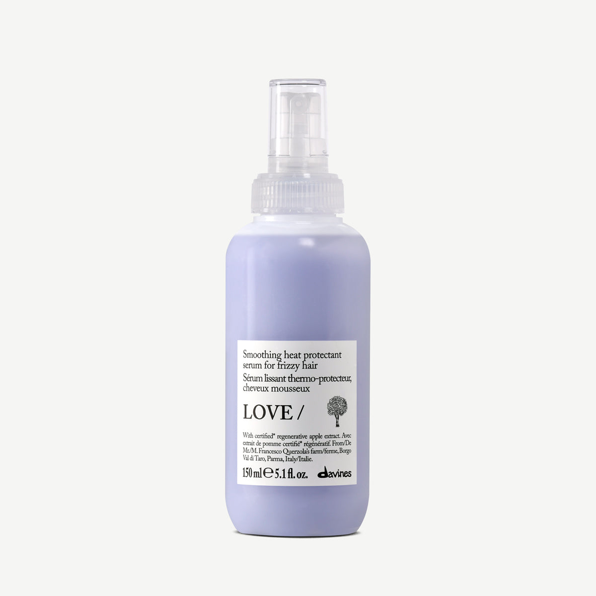 Davines Essential Haircare Love Smoothing Serum 150 ml, fuktgivende glattende serum