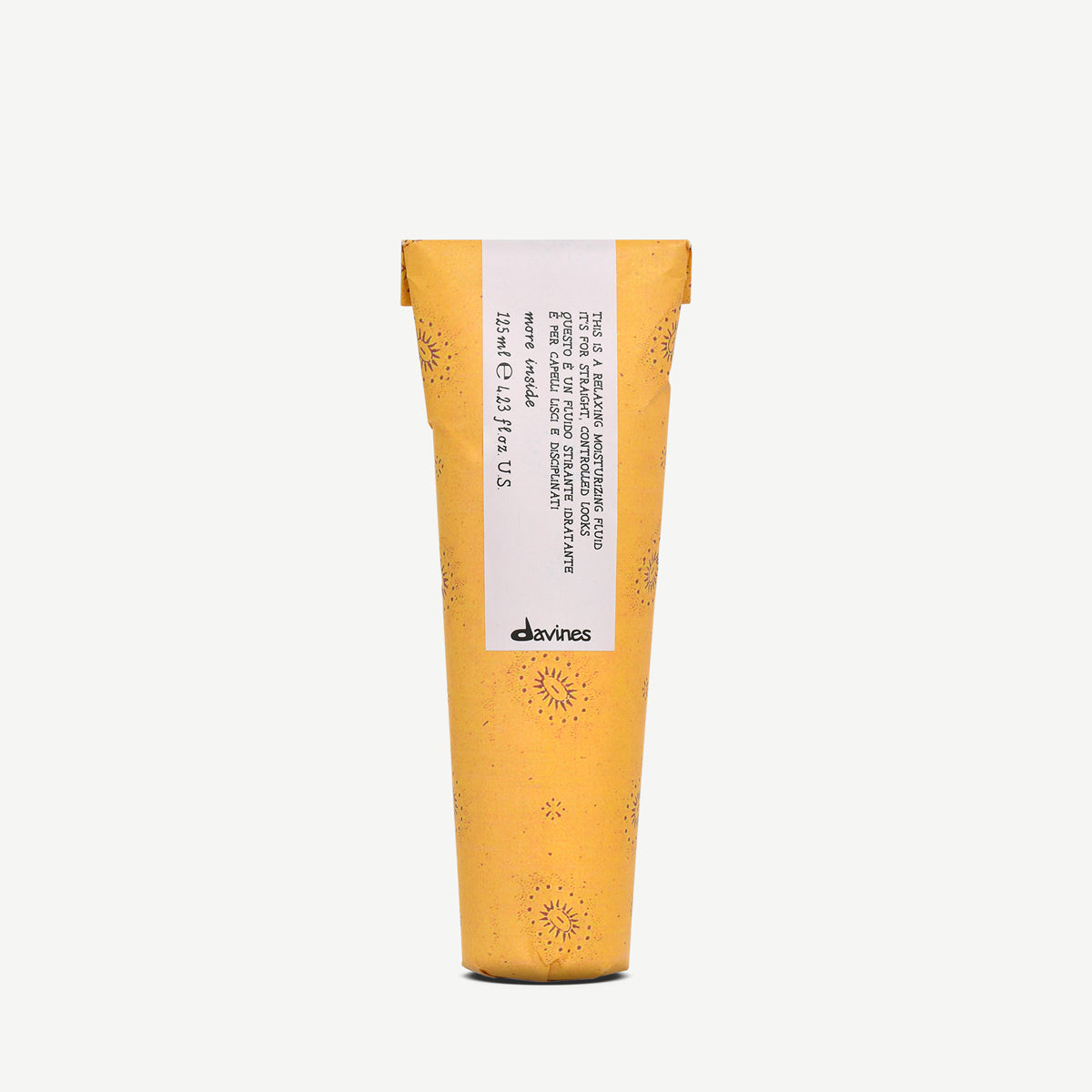 Davines More Inside This is a Relaxing Moisturizing Fluid 125 ml, glattende stylingfluid