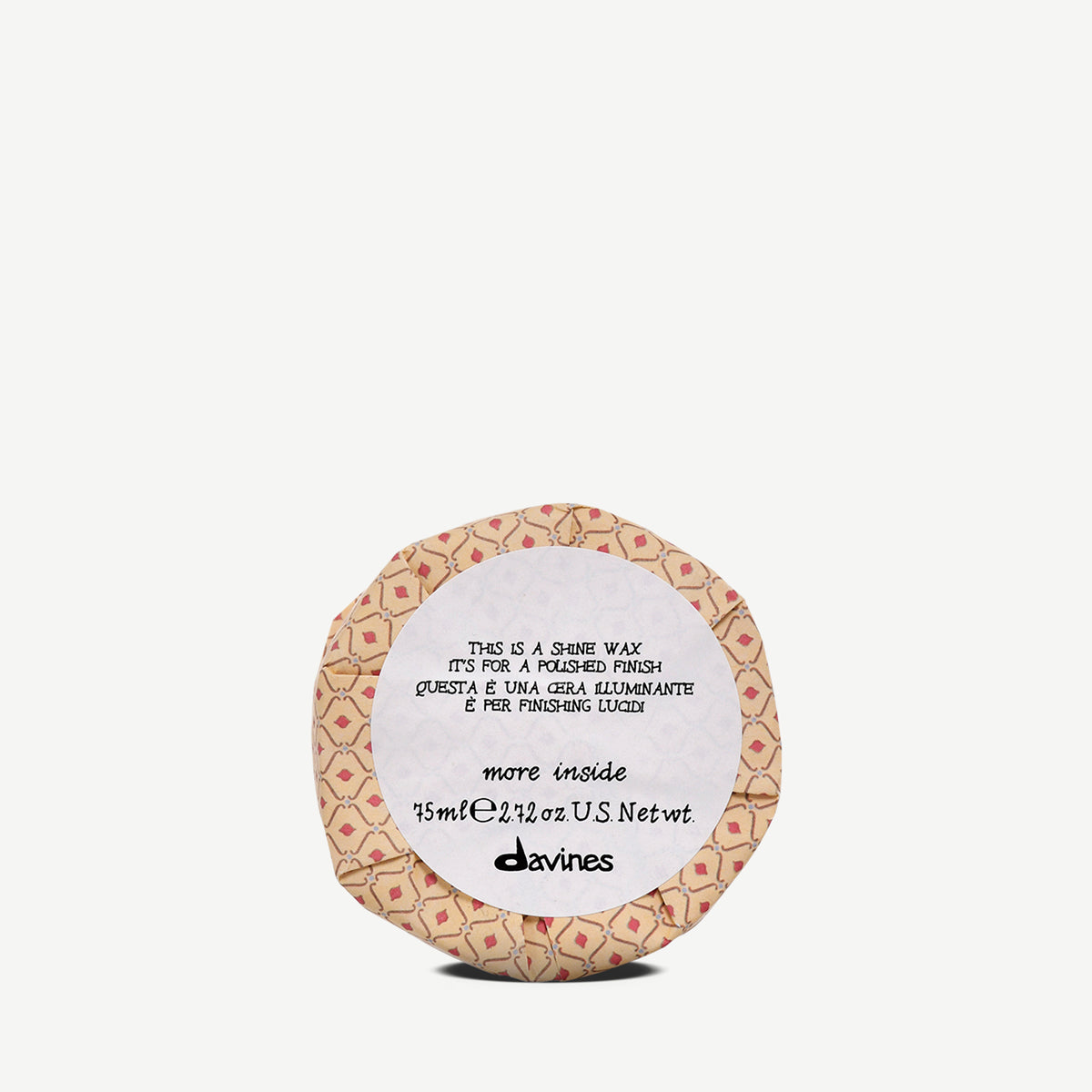 Davines More Inside This is a Shine Wax 75 ml, glansvoks med lett hold