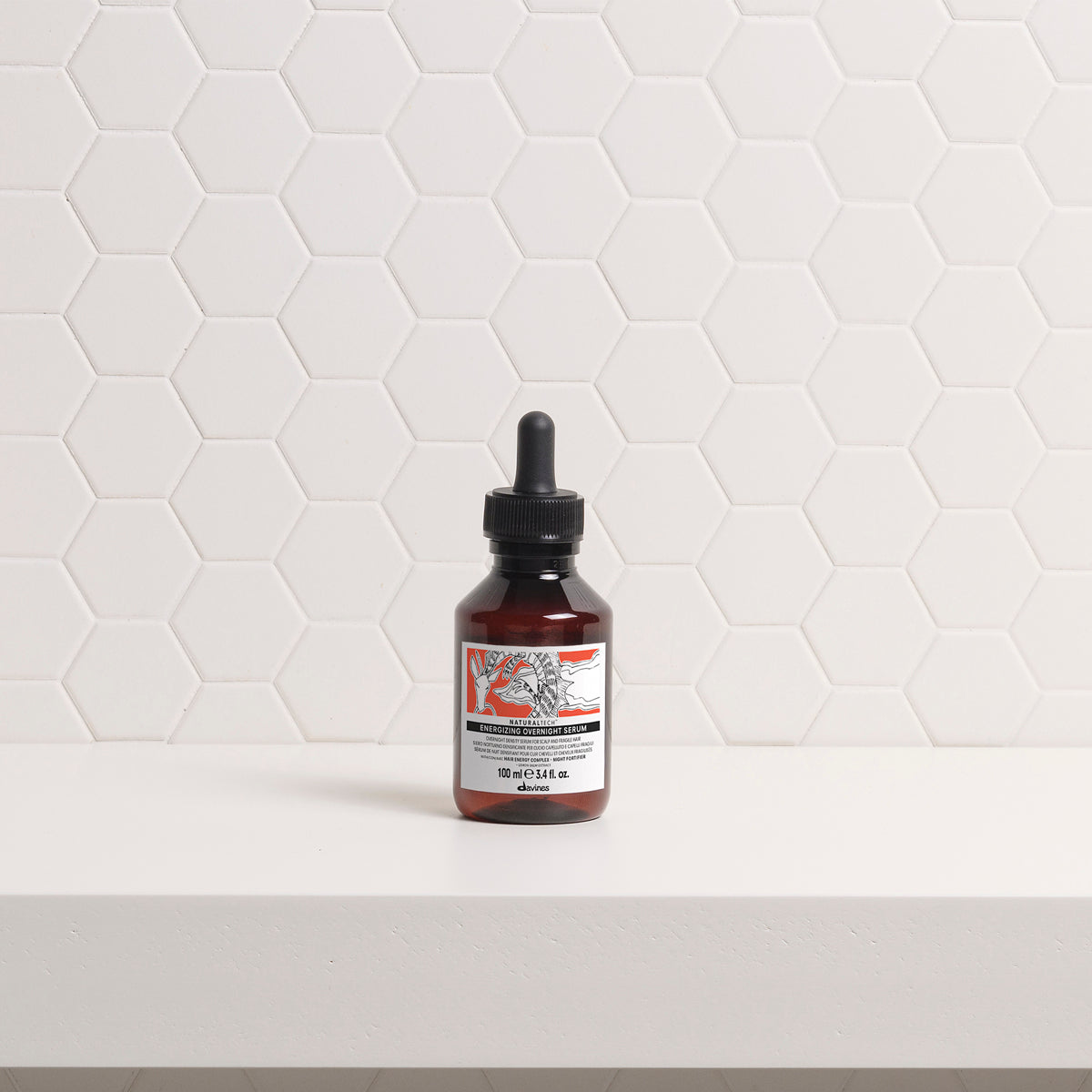 Davines Natural Tech Energizing Overnight Serum 100 ml, leave-in nattserum for hodebunn og hår, bilde 3