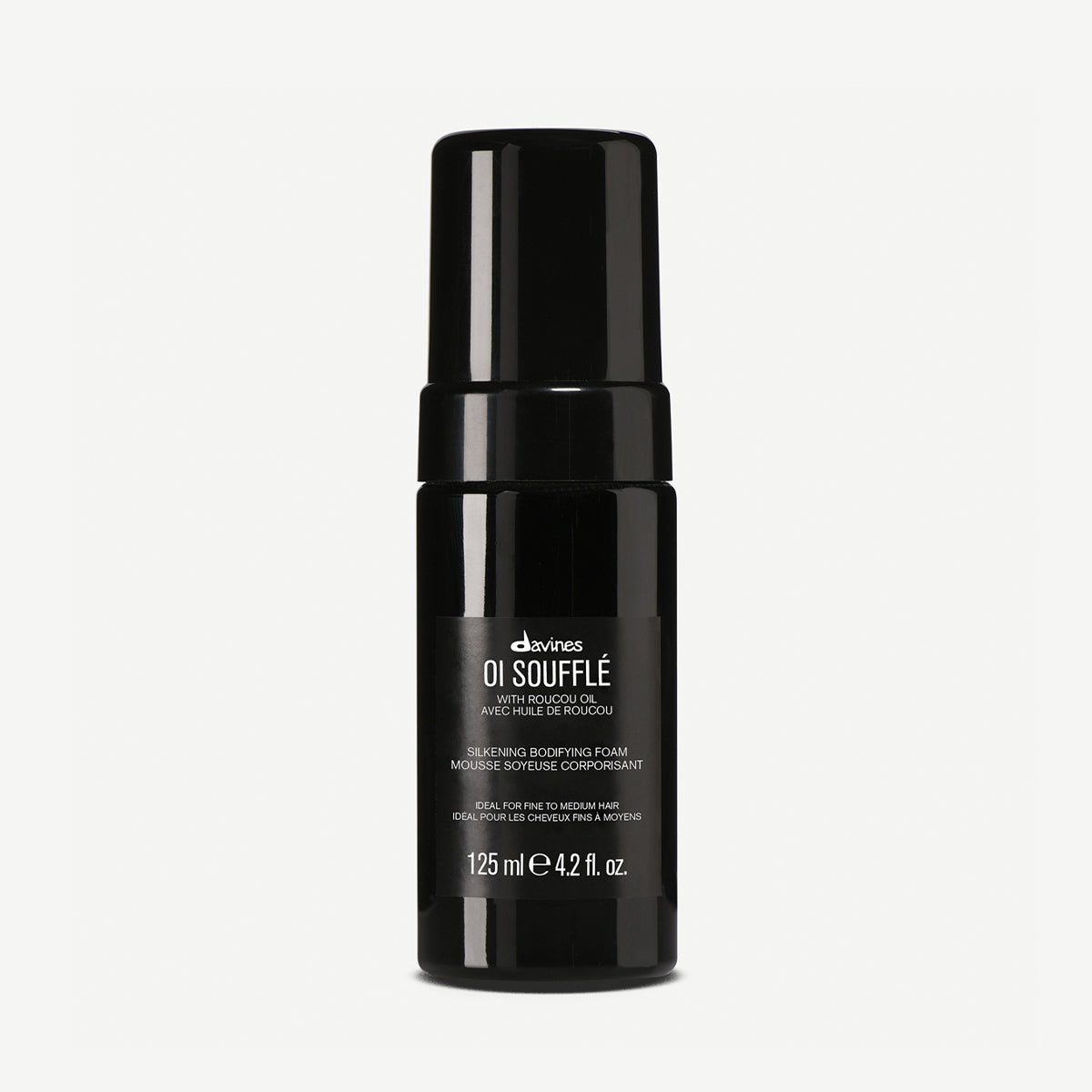 Davines OI Souffle 125 ml, leave-in mousse for glans og fylde