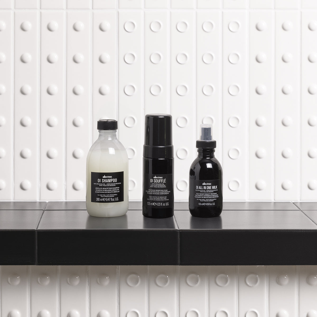 Davines OI Souffle 125 ml, leave-in mousse for glans og fylde, bilde 3
