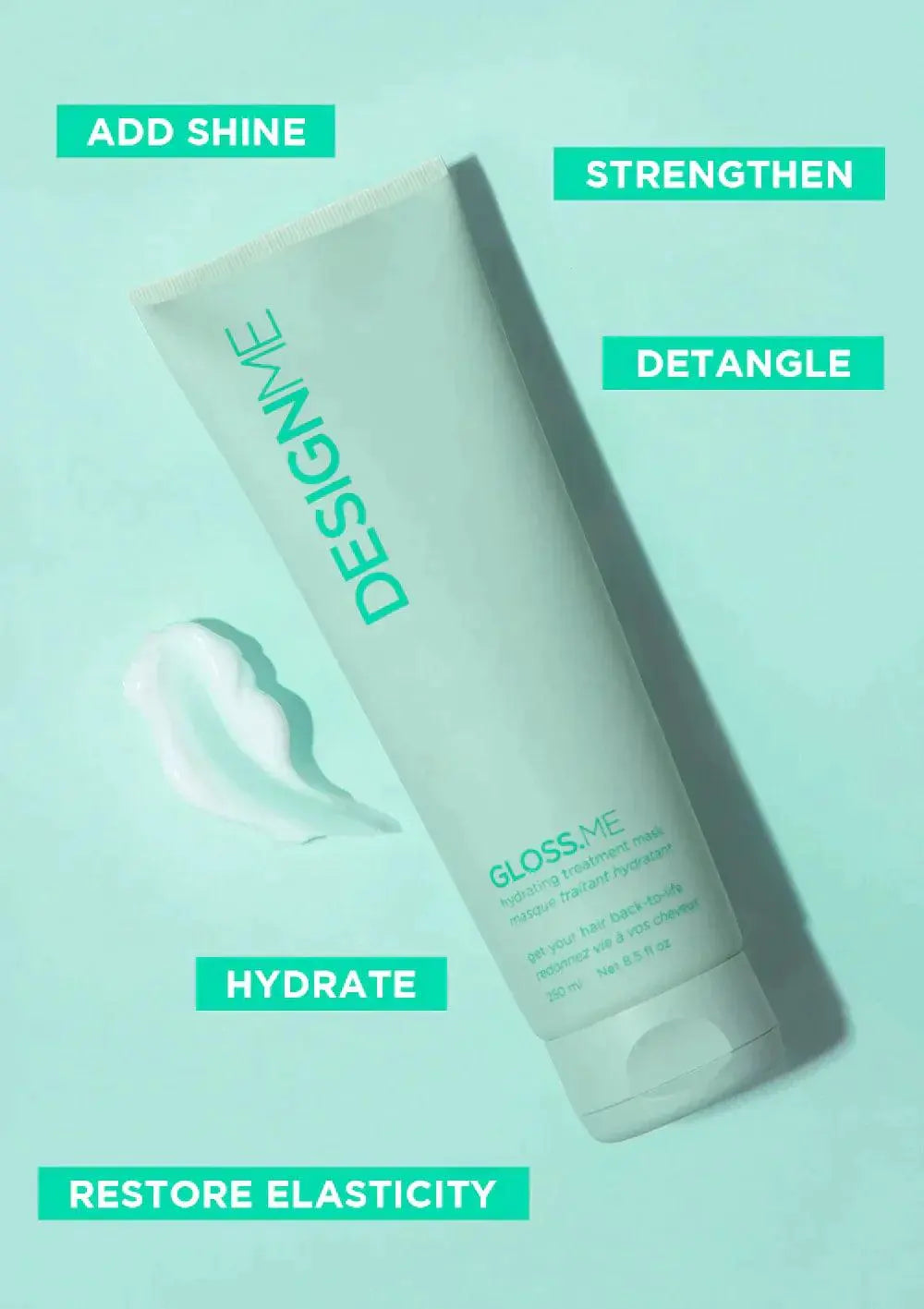 Design.ME - Gloss.ME Hydrating Treatment Mask 500ml - Hårkur - JK-Shop