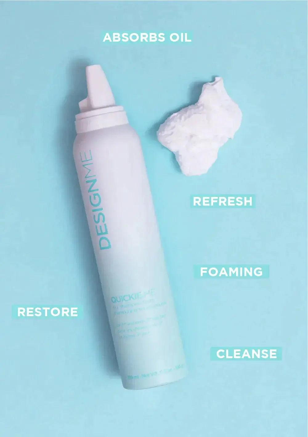 Design.ME - Quickie Foam, Dry Shampoo Foam-Tørrsjampo-JKSHOP