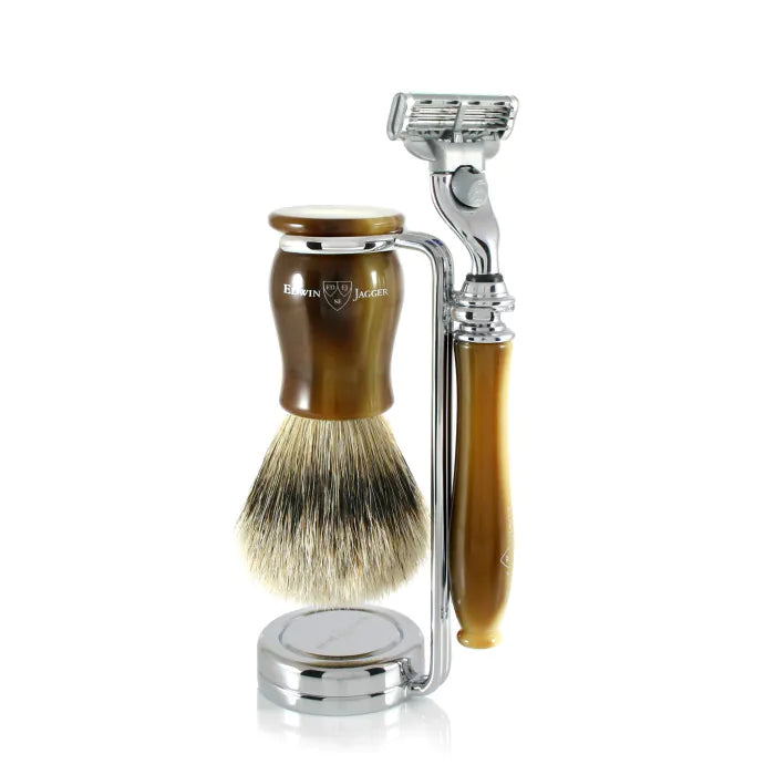 Double wire stand for razor and brush - Barbertilbehør - JK-Shop