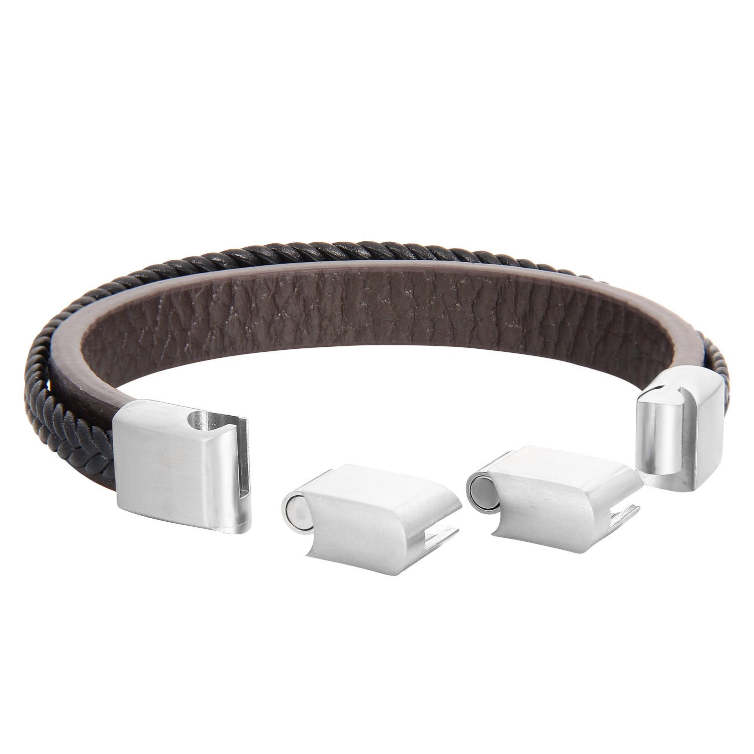 DualTone Magnetico - Justerbart Lærarmbånd - Armbånd - JK-Shop