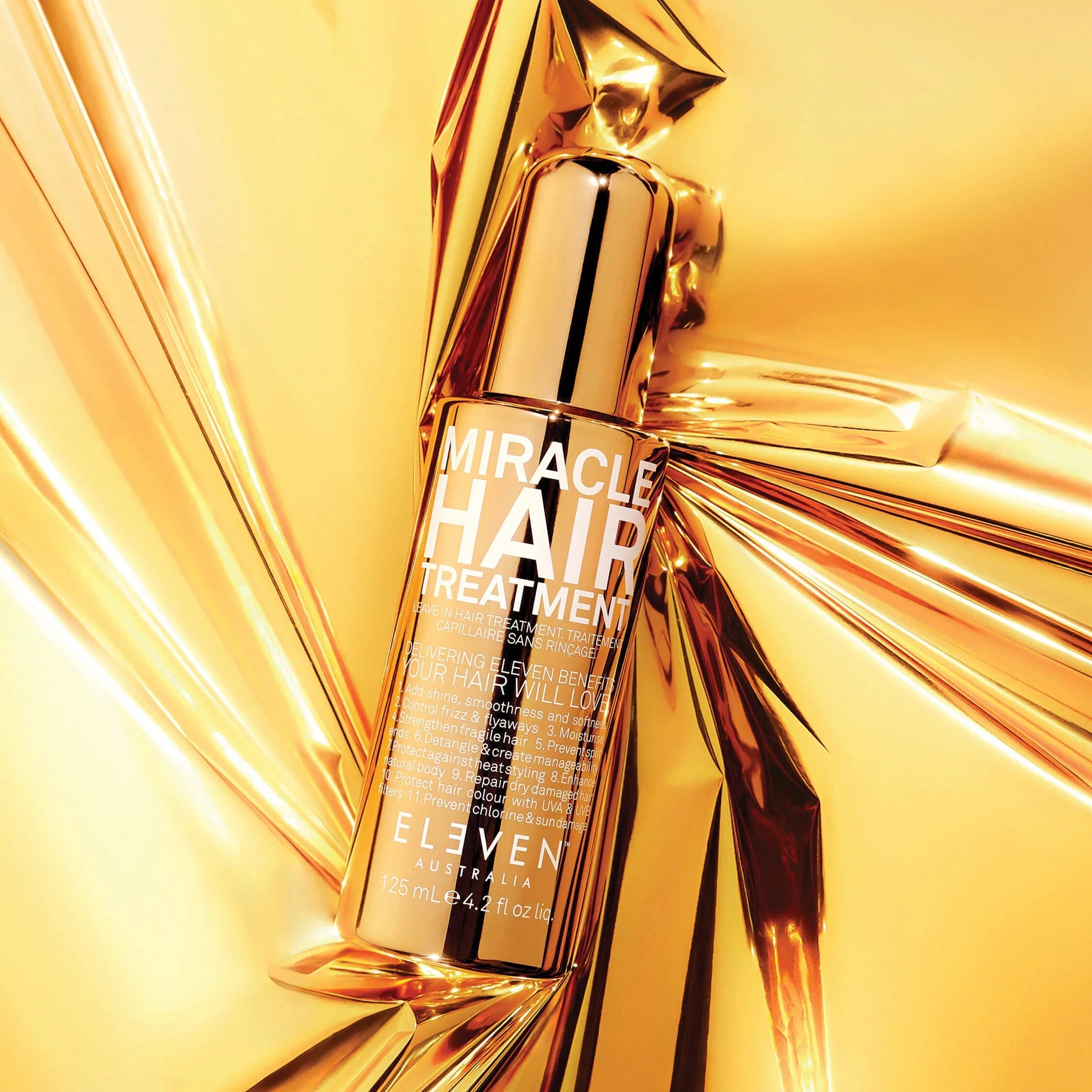 ELEVEN Australia Limited-Edition Gold Miracle Hair Treatment-Leave-in-Eleven Australia-JK Shop