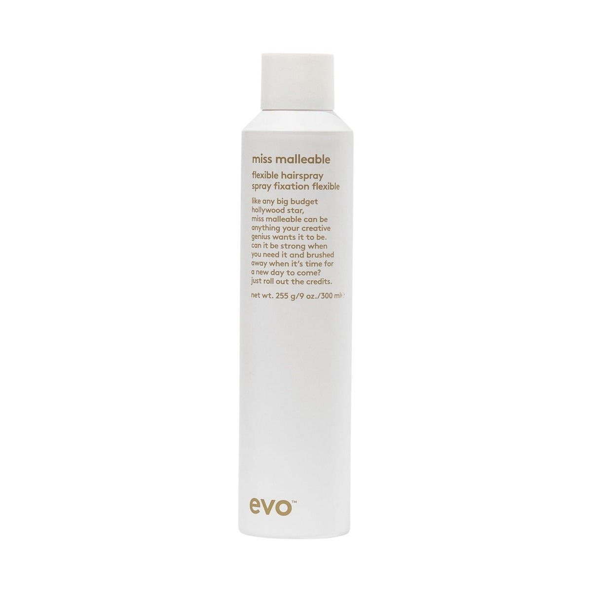 EVO Miss Malleable Flexible Hairspray 300 ml - Hårspray - JK-Shop