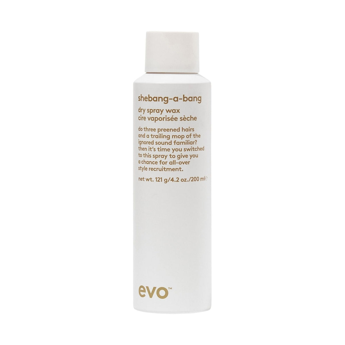 EVO Shebang-A-Bang Dry Spray Wax 200 ml - Sprayvoks - JK-Shop