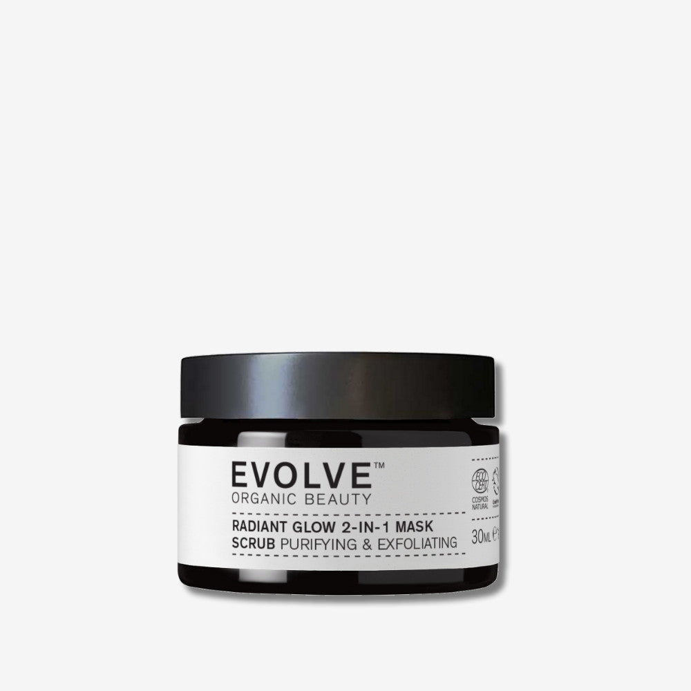 EVOLVE Radiant Glow 2-in-1 Mask Scrub - Ansiktsmaske - JK-Shop
